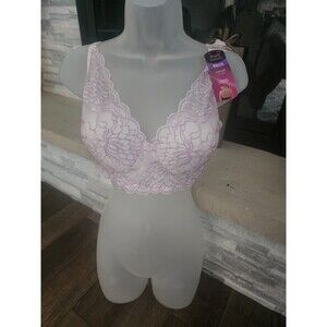 Maidenform Womens Casual Comfort Convertible Bralette Dm1188 Purple Floral 38D